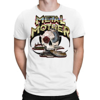 Metal Mother With Rose T-shirt | Artistshot