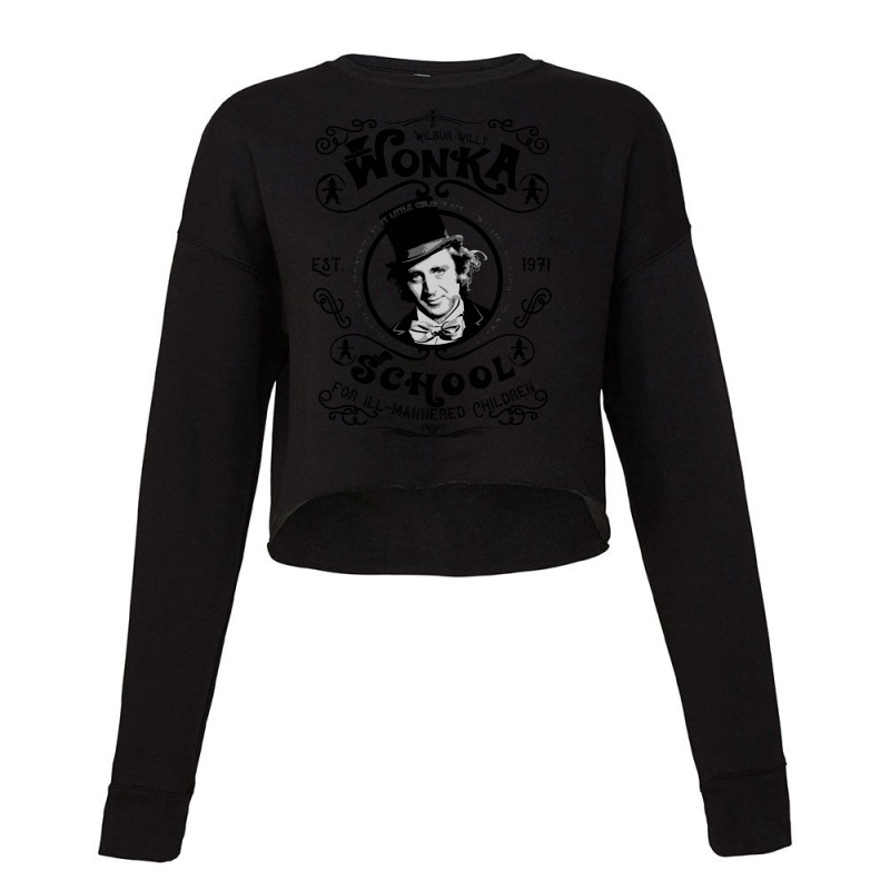 Wonka School For Ill Mannered Children Cropped Sweater by yenerifunaseb | Artistshot