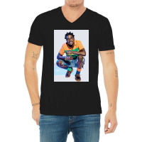 Press Photo Kahan Kapri V-neck Tee | Artistshot