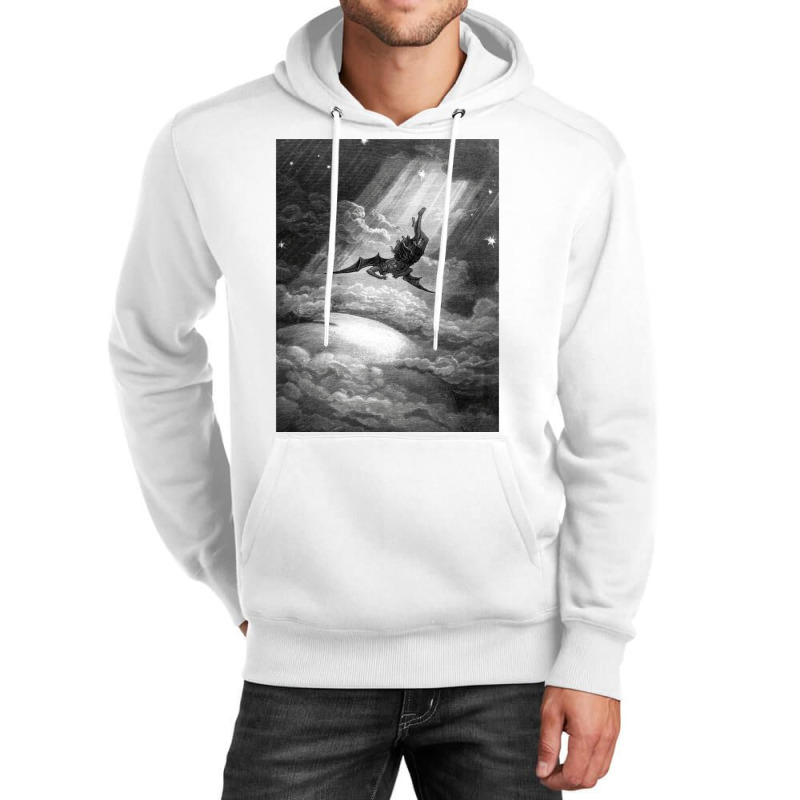 The Fall Of Satan   Gustave Dore Unisex Hoodie by dingcauc | Artistshot