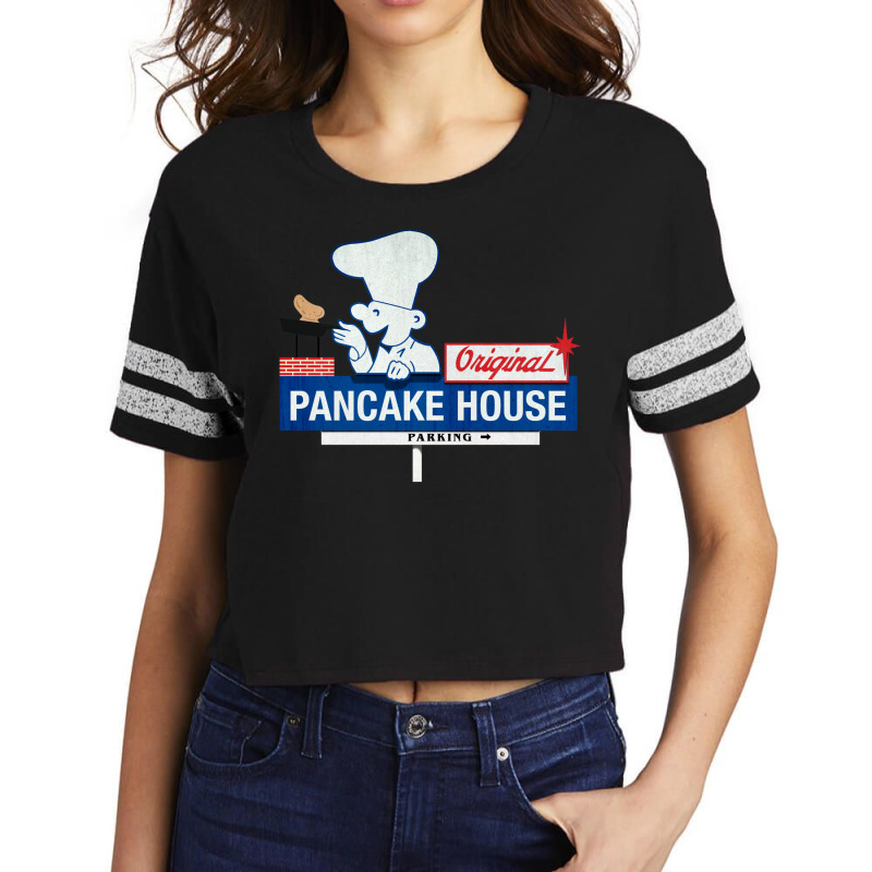 The Original Pancake House Breakfast Restaurant's Marquee From First C Scorecard Crop Tee by dingcauc | Artistshot