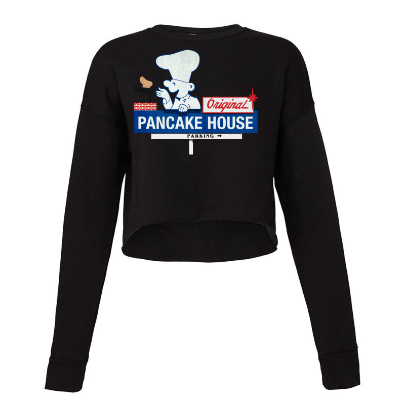 The Original Pancake House Breakfast Restaurant's Marquee From First C Cropped Sweater by dingcauc | Artistshot