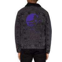 The Terror That Flaps In The Night   Darkwing Duck Unisex Sherpa-lined Denim Jacket | Artistshot