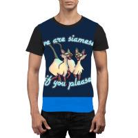 Siamese Cats Graphic T-shirt | Artistshot