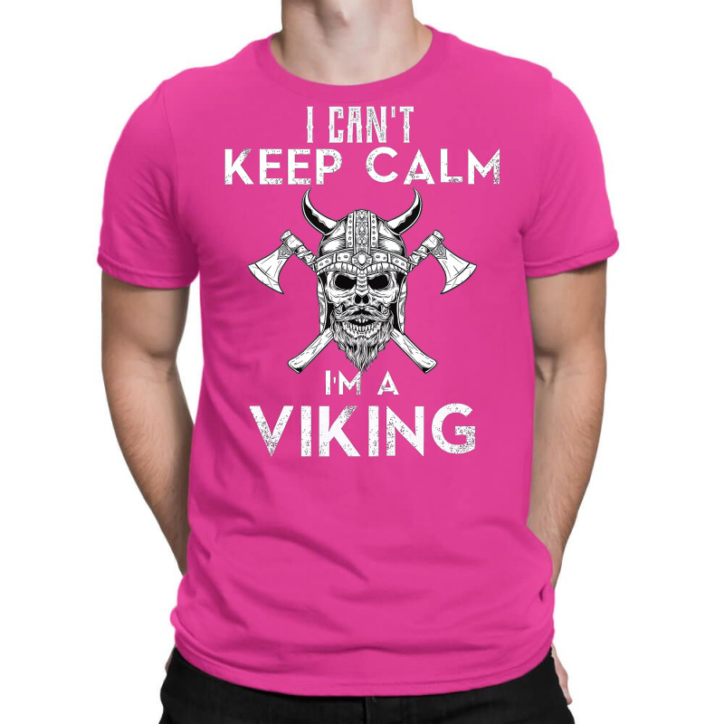 Viking Norse With Helmet And Axes T-shirt | Artistshot