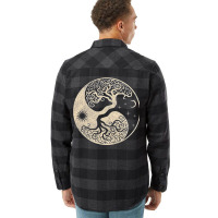 Viking Odin Wotan Norse Mythology Warrior Flannel Shirt | Artistshot