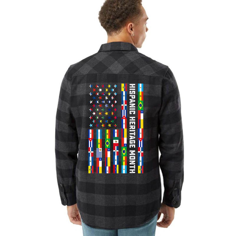 National Hispanic Heritage Month Celebration Latin Flags Flannel Shirt by KimberleeWilson786 | Artistshot