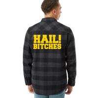 State Of Michigan Hail Bitches  Ann Arbor Mi Fun Adult Flannel Shirt | Artistshot