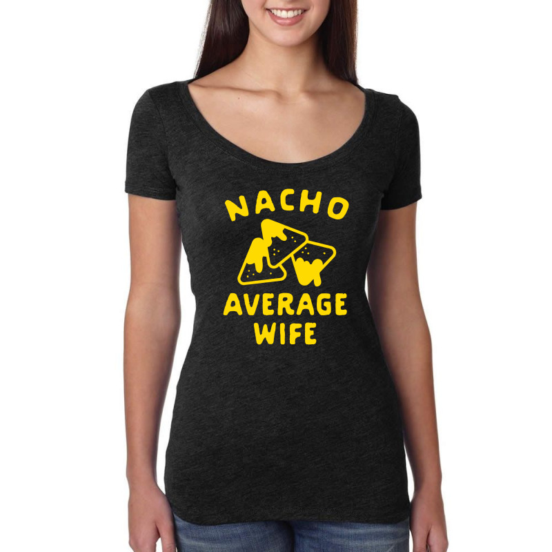 Not Your Average Wife Women's Triblend Scoop T-shirt by SKMOOII | Artistshot