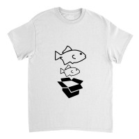 Big Fish Little Fish Cardboard Box Classic T-shirt | Artistshot