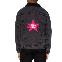 Free Britney Star Unisex Sherpa-lined Denim Jacket | Artistshot