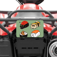 Sushi Persian Cat Atv License Plate | Artistshot