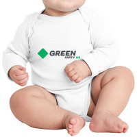 Green Party Of The United States Long Sleeve Baby Bodysuit | Artistshot