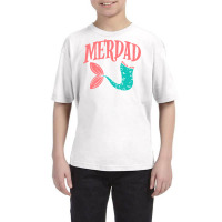 Merdad Fish Tail Funny Dad Mermaid Family Matching Men Gift Youth Tee | Artistshot