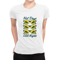 Hot Days And Cool Nights Ladies Fitted T-shirt | Artistshot