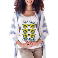 Hot Days And Cool Nights Maternity Scoop Neck T-shirt | Artistshot