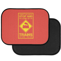 I Don't Always Stop And Look At Trains Conductor Lover Rear Car Mat | Artistshot