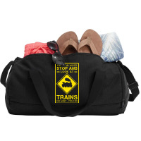 I Don't Always Stop And Look At Trains Conductor Lover Duffel Bag | Artistshot