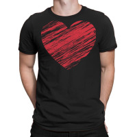 Red Heart Happy Valentines Day T-shirt | Artistshot