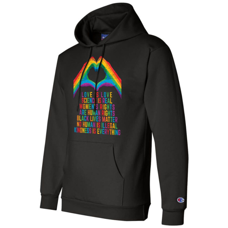 Science Is Real   Black Live Matter Champion Hoodie | Artistshot