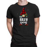 Silly Gnome Buffalo Plaid Matching Family Christmas Pajama Funny Gift T-shirt | Artistshot