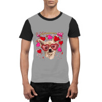 Valentine's Day Chihuahua Graphic T-shirt | Artistshot