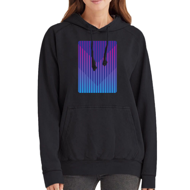 Colorful Vertical Stripes Abstract Pattern Vintage Hoodie | Artistshot