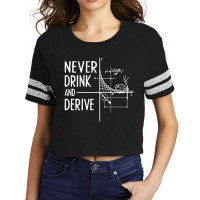 Never Drink And Derive Scorecard Crop Tee | Artistshot