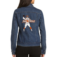 Shotgun Formation Baseball Ladies Denim Jacket | Artistshot