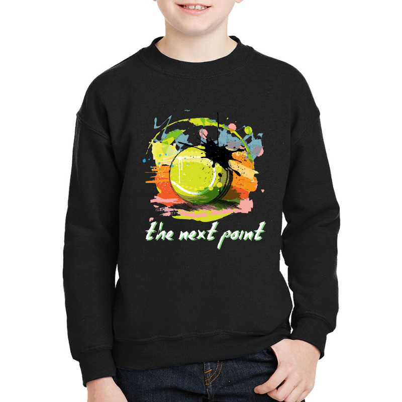 Tennis Player ,the Next Point Tennis Design A Variation Youth Sweatshirt by Buhutani | Artistshot