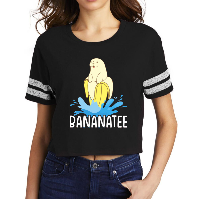 Manatee Lover Gift Scorecard Crop Tee by Baksoji | Artistshot