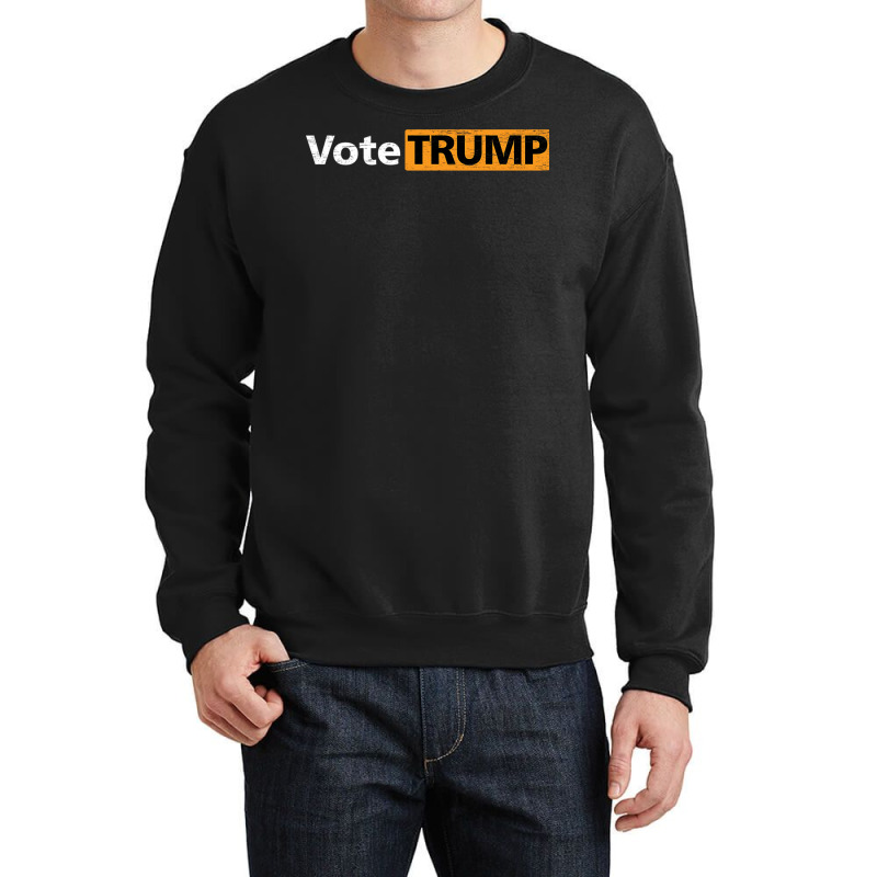 Vote Trump   Vote Election Voting Crewneck Sweatshirt | Artistshot