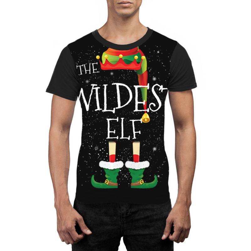 Wildest Elf Family Matching Christmas Group Funny Gift Graphic T-shirt | Artistshot