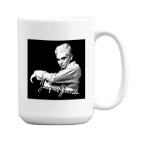 Jacques Derrida  Retro Fan Artwork 15 Oz Coffee Mug | Artistshot