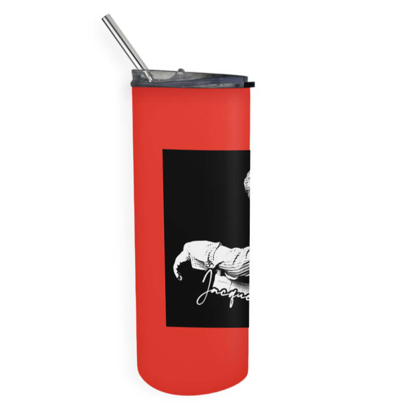 Jacques Derrida  Retro Fan Artwork Skinny Tumbler | Artistshot