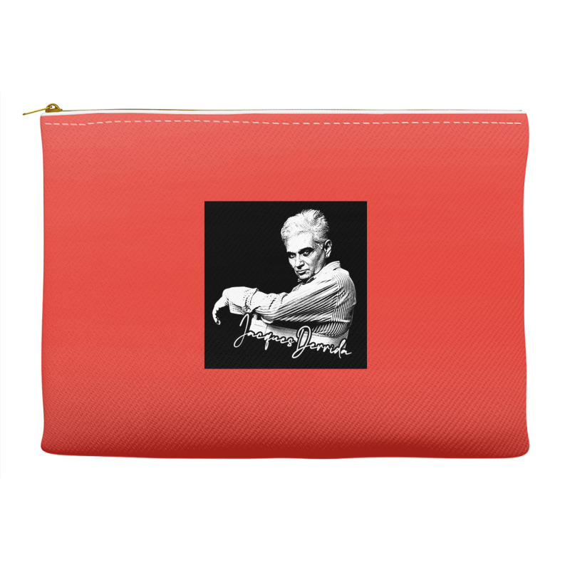 Jacques Derrida  Retro Fan Artwork Accessory Pouches | Artistshot