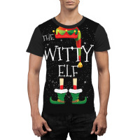 Witty Elf Family Matching Christmas Group Funny Gift Graphic T-shirt | Artistshot