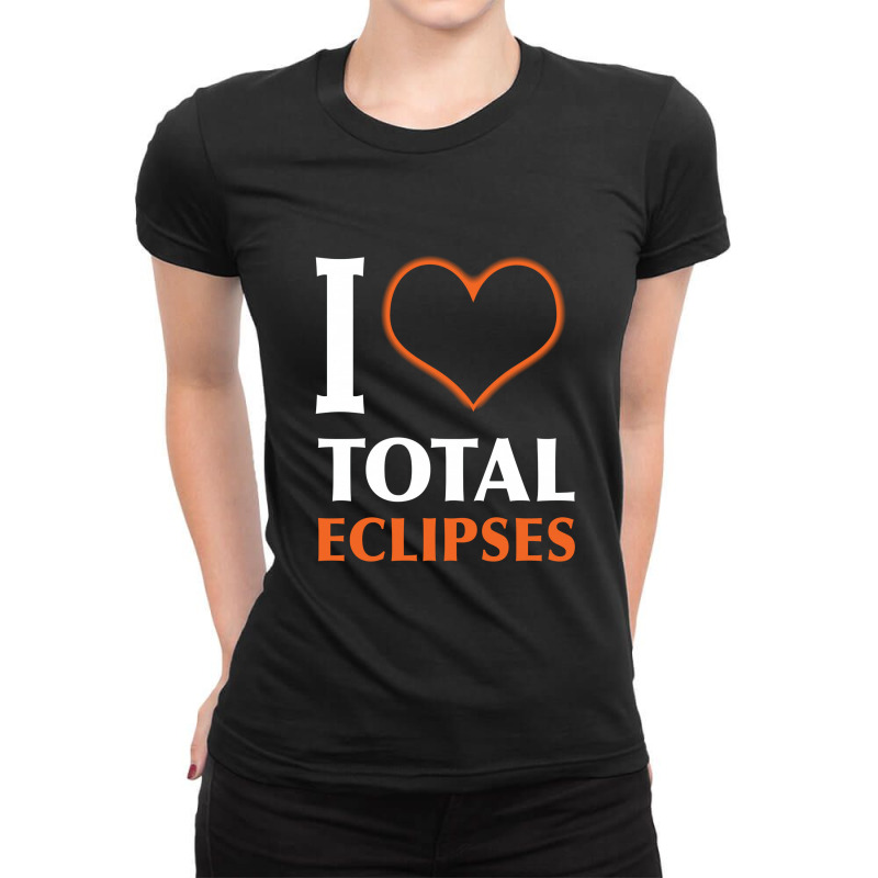 I Heart Total Eclipses Ladies Fitted T-Shirt by semarmelo | Artistshot