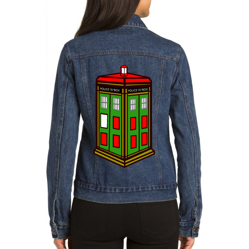 Christmas Doctor Movie Merch Ladies Denim Jacket by qintaben | Artistshot