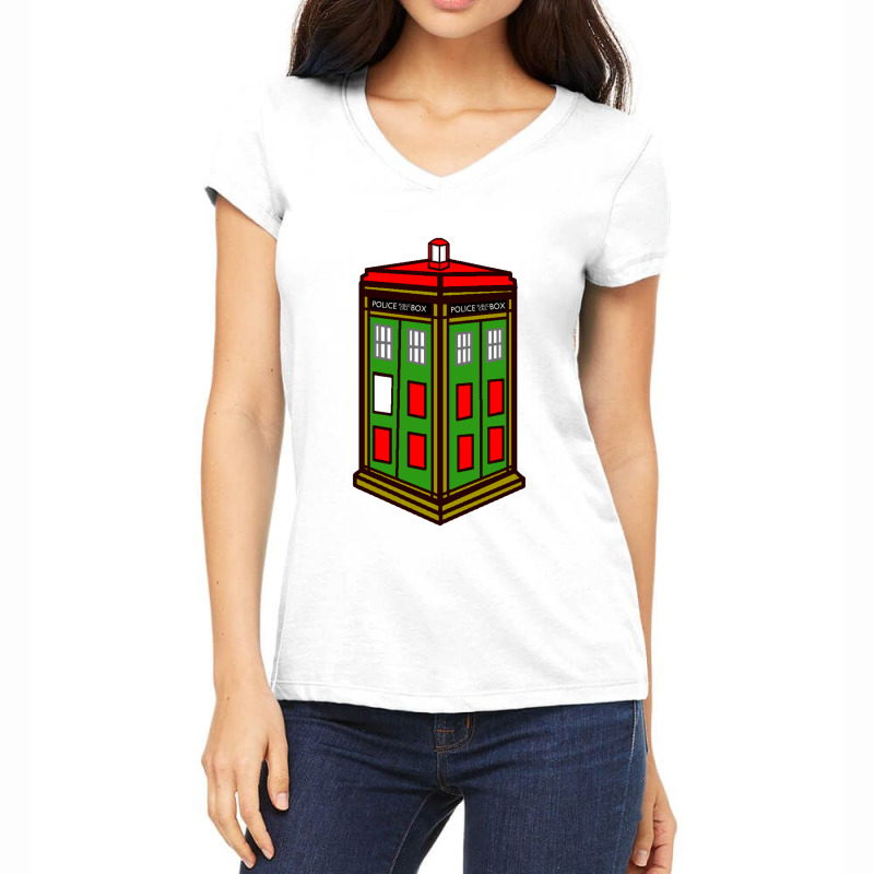 Christmas Doctor Movie Merch Women's V-Neck T-Shirt by qintaben | Artistshot