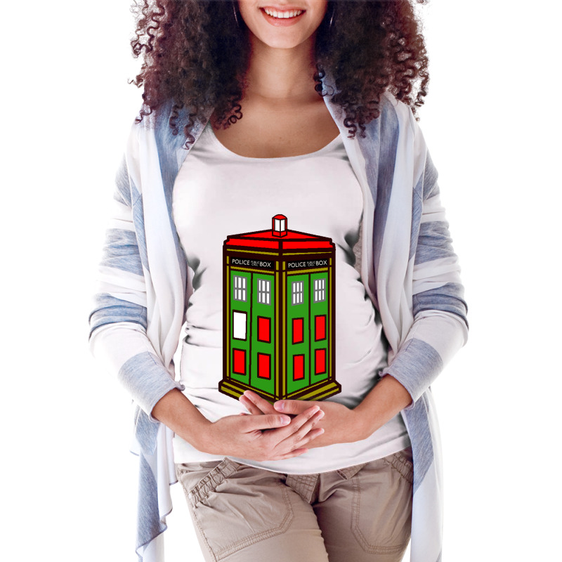 Christmas Doctor Movie Merch Maternity Scoop Neck T-shirt by qintaben | Artistshot