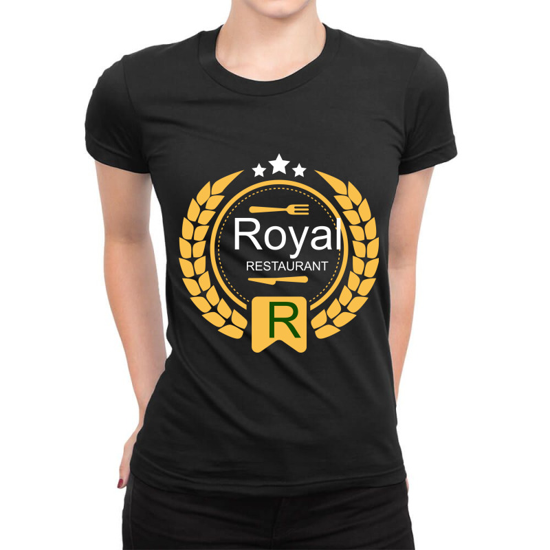 Royal Restouran Ladies Fitted T-Shirt by Words Art | Artistshot