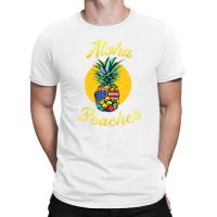 Pineapple Aloha Beaches Rainbow Retro Vintage Hawaiian T-shirt | Artistshot