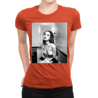 Angelina Jolie Poster Movie Star Ladies Fitted T-shirt | Artistshot