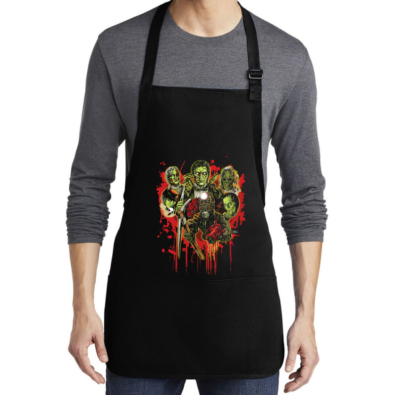 My Favorite People My Horror Heart Great Model Gifts Movie Fans Medium-length Apron | Artistshot