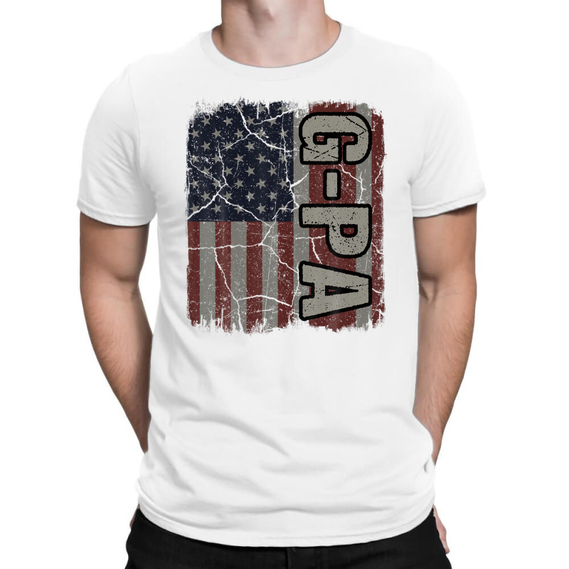 G-pa American Flag Vintage Father's Day 4th Of July Gift T-shirt | Artistshot