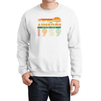 Awesome Since July 1959 Birthday Gift For Men Women Vintage Crewneck Sweatshirt | Artistshot