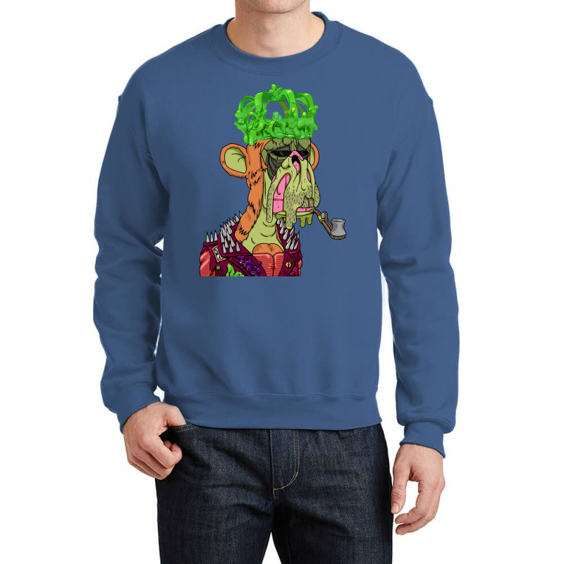 Punk Mutant Apes Crewneck Sweatshirt | Artistshot