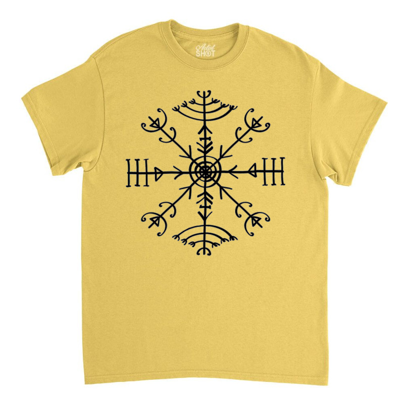 Veldismagn Vikings Norse Odin Hor Vegvisir Celtic Classic T-shirt by bechersharpe9 | Artistshot