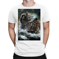 Titan Cat Kraken T-shirt | Artistshot